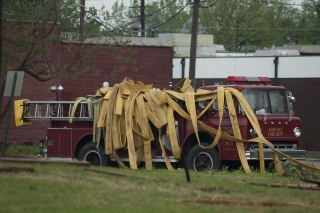 Carlisle Fire Truck post tornado